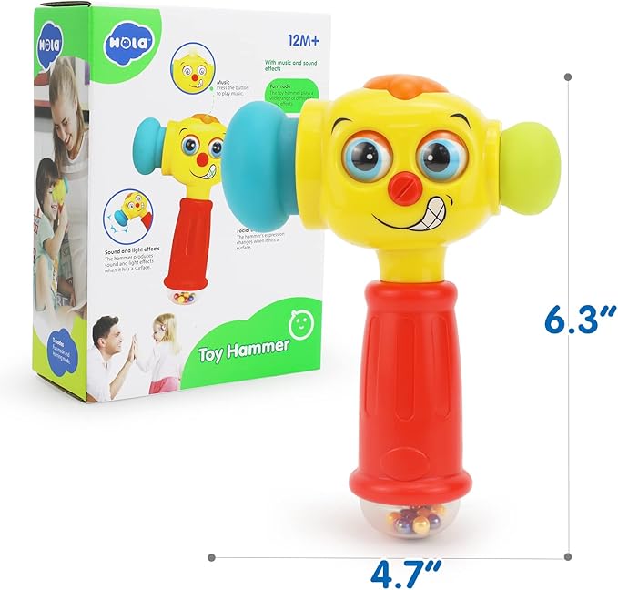 Toy Hammer  ( UAE Delivery Time: 1-3 Days ) Achieveallmart