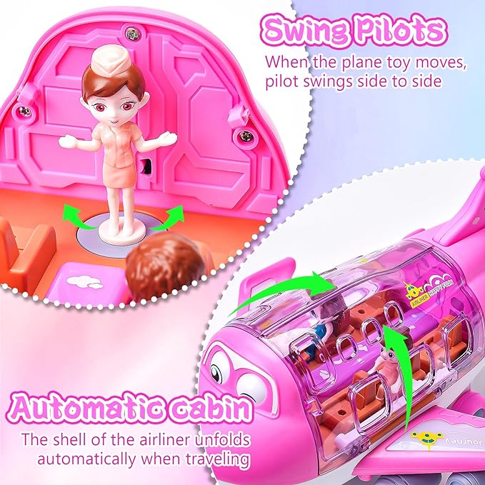 Rotating Electric Airplane ( UAE Delivrey Time: 1-3 Days ) Achieveallmart