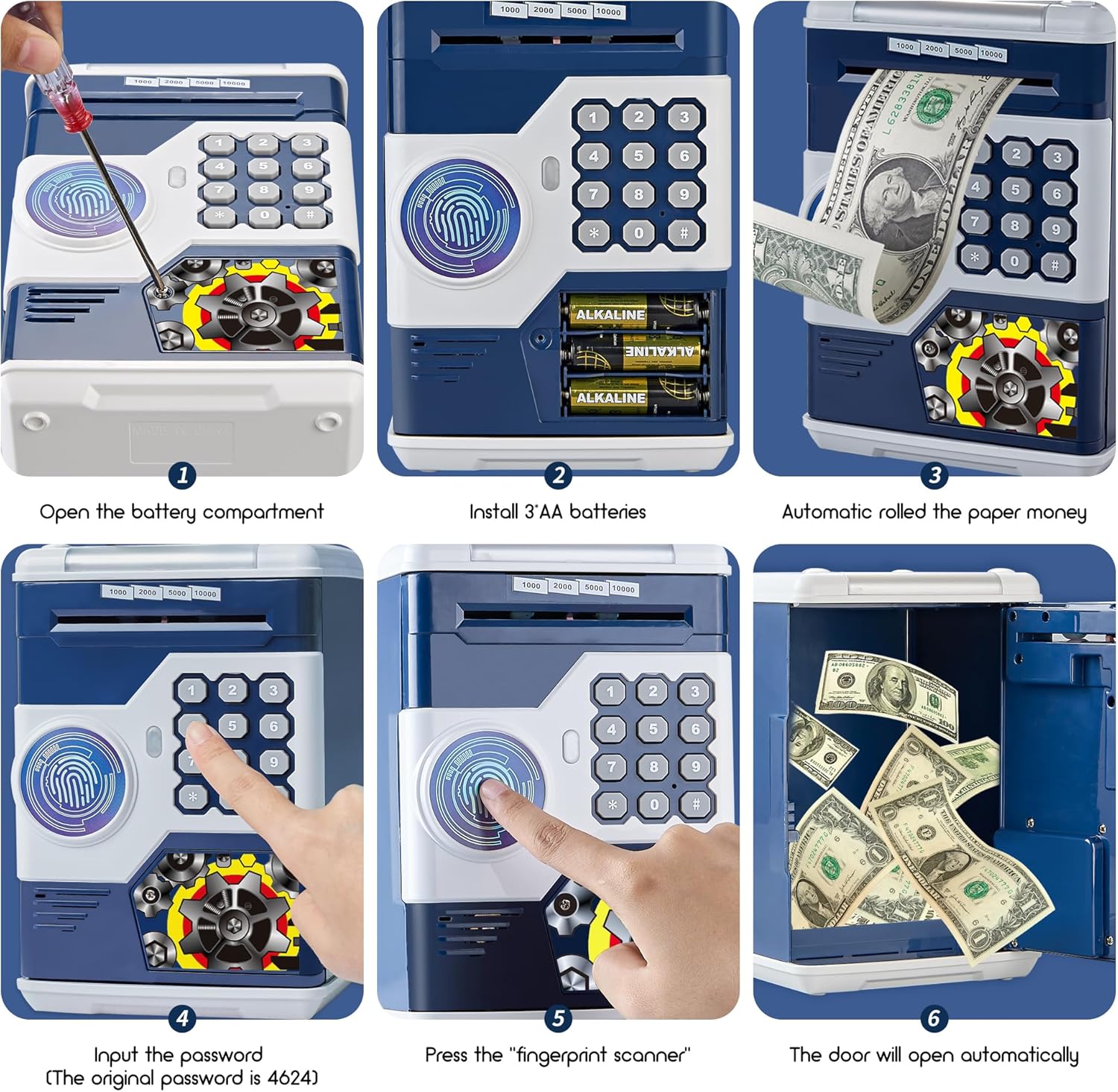 Piggy Bank ATM For Kids ( UAE Delivery Time: 1-3 Days ) Achieveallmart