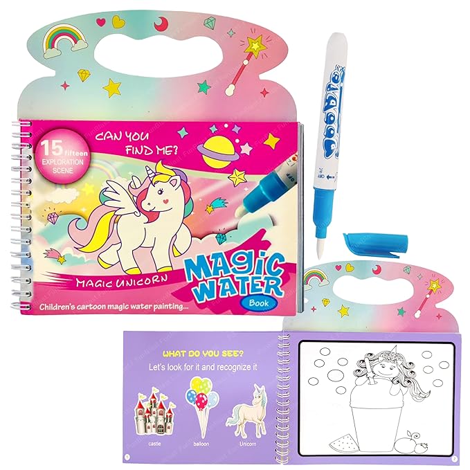 Magic Water Painting Book ( UAE Delivery Time: 1-3 Days ) Achieveallmart