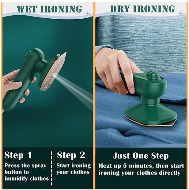 Portable Mini Ironing Machine ( UAE Delivery Time: 1-3 Days ) Achieveallmart