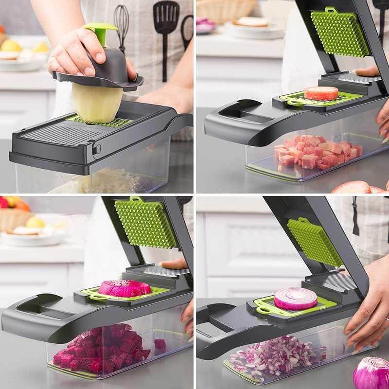 Vegetable Cutter Chopper and Slicer ( UAE Delivery Time: 1-3 Days ) Achieveallmart