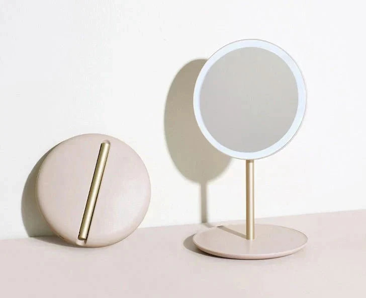 LED Folding Mirror Make-up Mirror ( UAE Delivery Time: 1-3 Days ) Achieveallmart