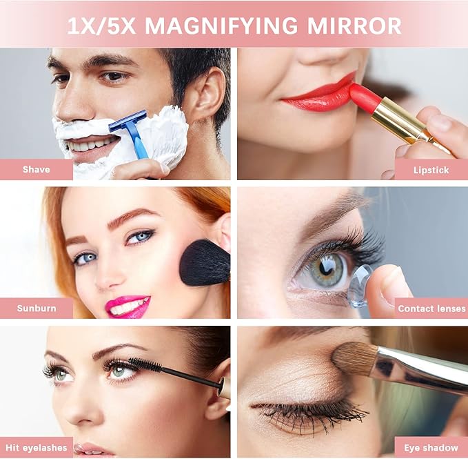 LED Make-up Mirror ( UAE Delivery Time: 1-3 Days ) Achieveallmart