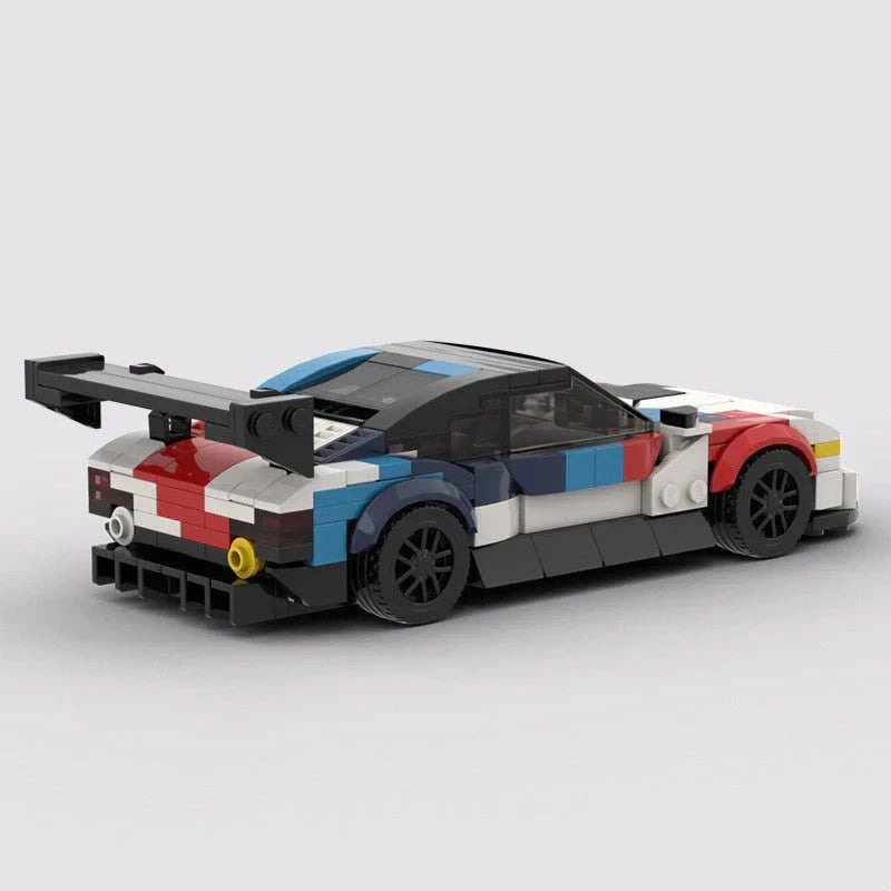 MOC Building Blocks Compatible With M4GT3 Racing Car Assembling Boys Achieveallmart