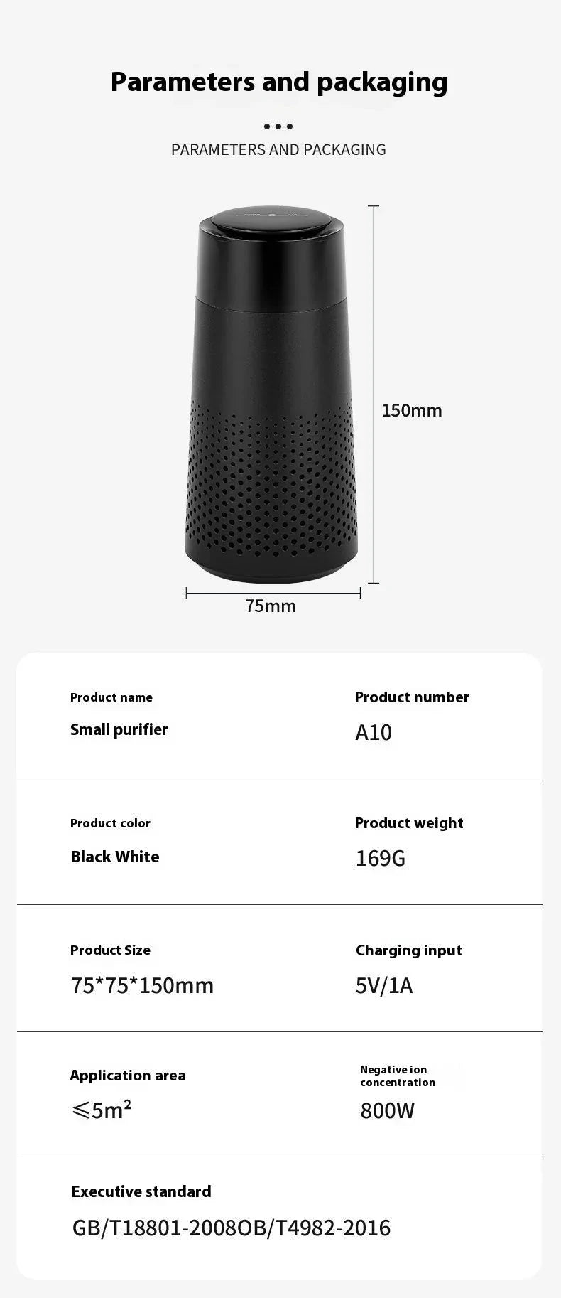 New Car Air Purifier Home Office Horse Running Light Except Flue Dust Purifier ( UAE Delivery Time: 1-3 Days ) Achieveallmart