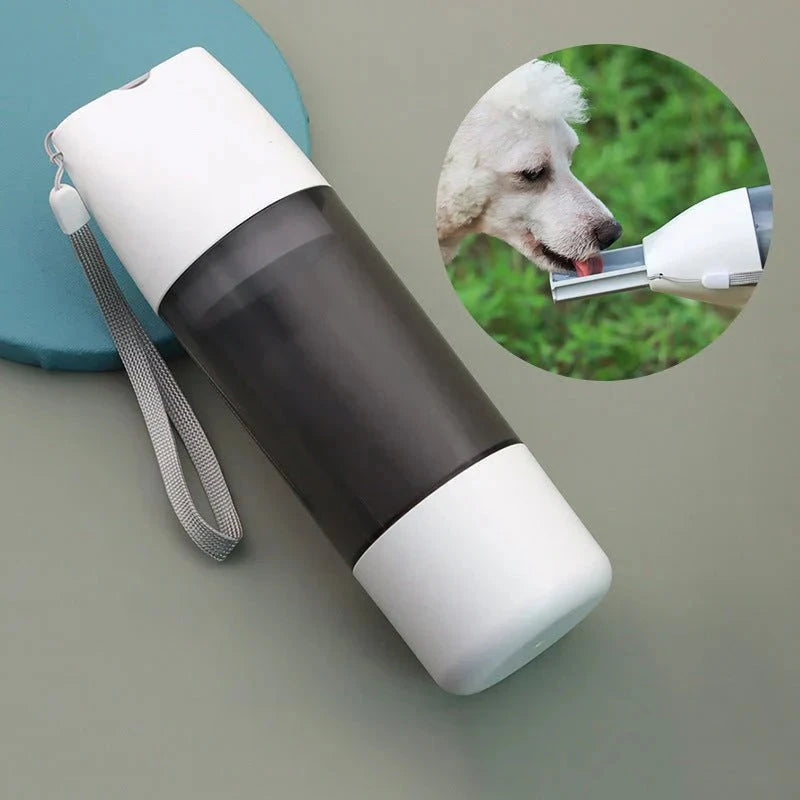 Portable 350ml Dog Water Bottle & Feeder ( UAE Delivery Time: 1-3 Days ) Achieveallmart