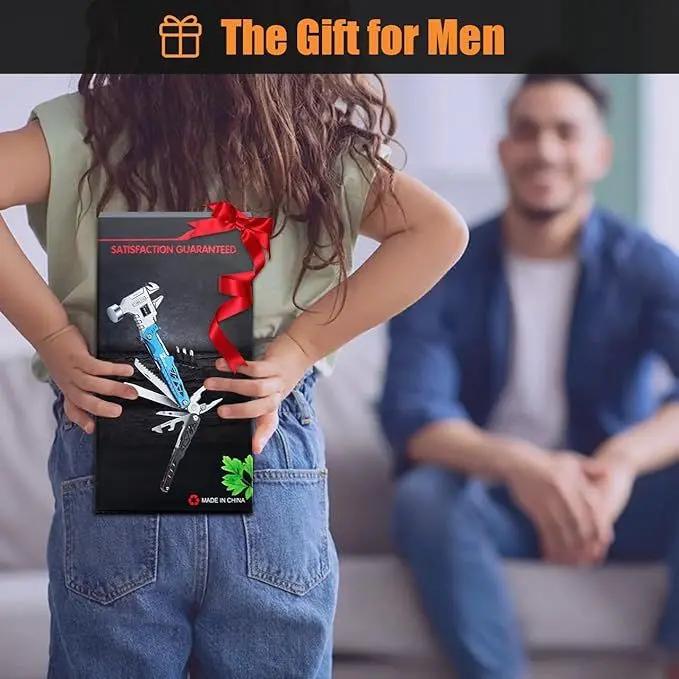 Upgraded 18 in 1 Multitool,Professional Stainless Steel Gilded Palm