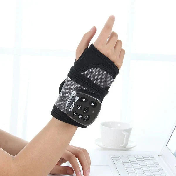 Wireless Heating Wrist Massager for Muscle & Joint Relief ( UAE Delivery Time: 1-3 Days ) Achieveallmart